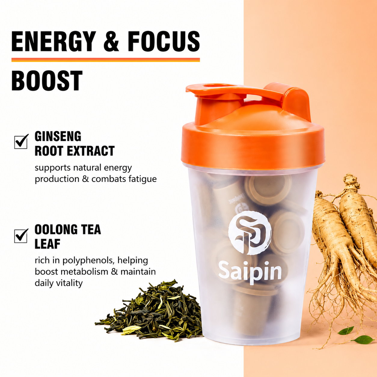 SAIPIN Ginseng Energy Tea Pods